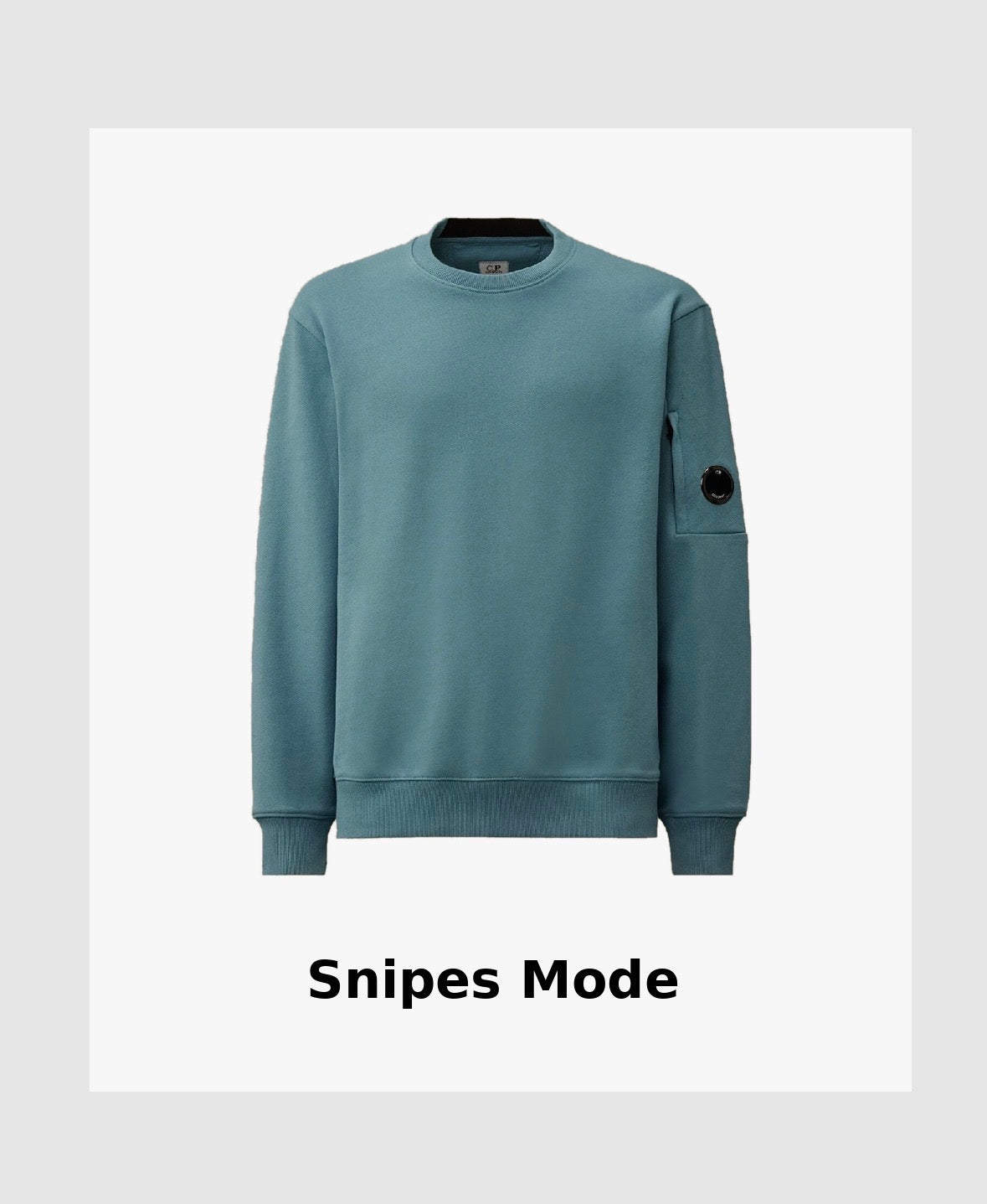 Sweatshirt C.P. Company Lens (bleu)